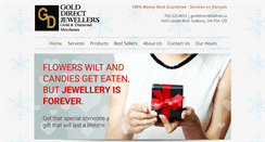 Desktop Screenshot of golddirectjewellers.com