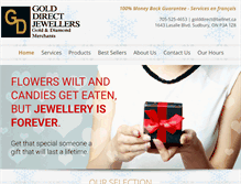 Tablet Screenshot of golddirectjewellers.com